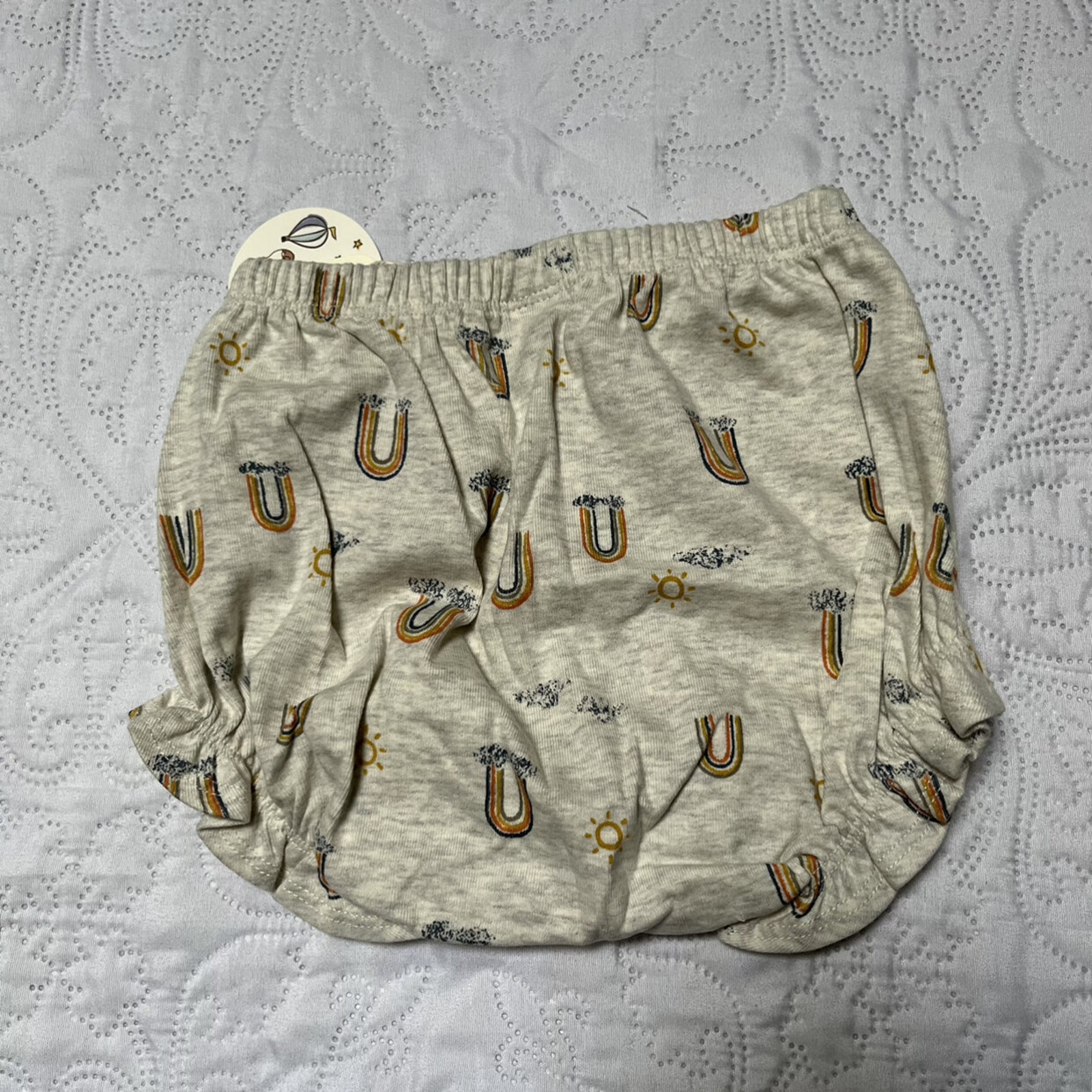 Nwt Lulu + Roo Rainbow Print Ruffle Shorties Size 2/3 — image 4 of 5